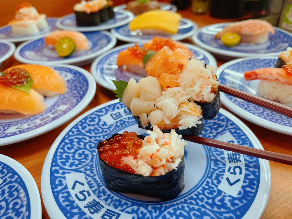 蟹蟹鮮鮭祭_蟹肉軍艦三重奏