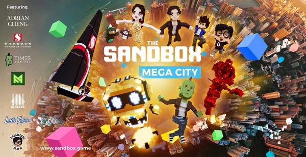 The Sandbox 宣佈與多個香港合作夥伴在元宇宙中創建 Mega City