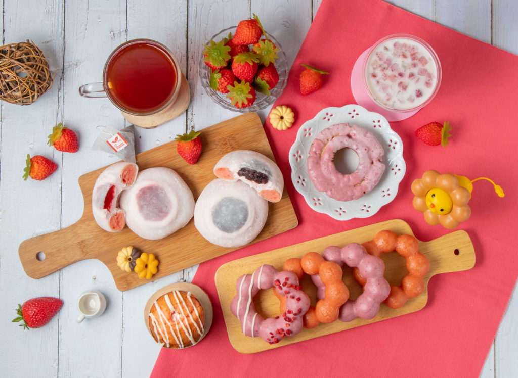 Mister Donut 嘎滋嘎滋福虎生風草莓季,1月7日起酸甜上市!