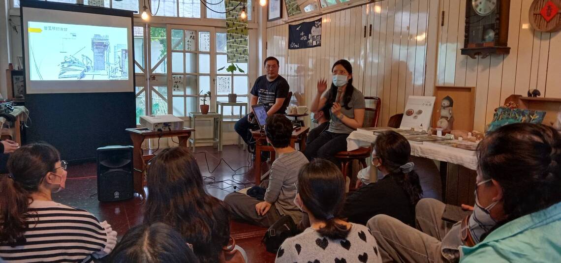 Machiko Suto 在屏東市清營巷小陽日栽書屋的音樂專題演講/波新聞波新聞