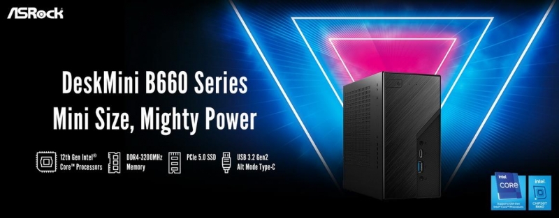 華擎科技DeskMini系列強勢回歸 新一代DeskMini B660規格超進化