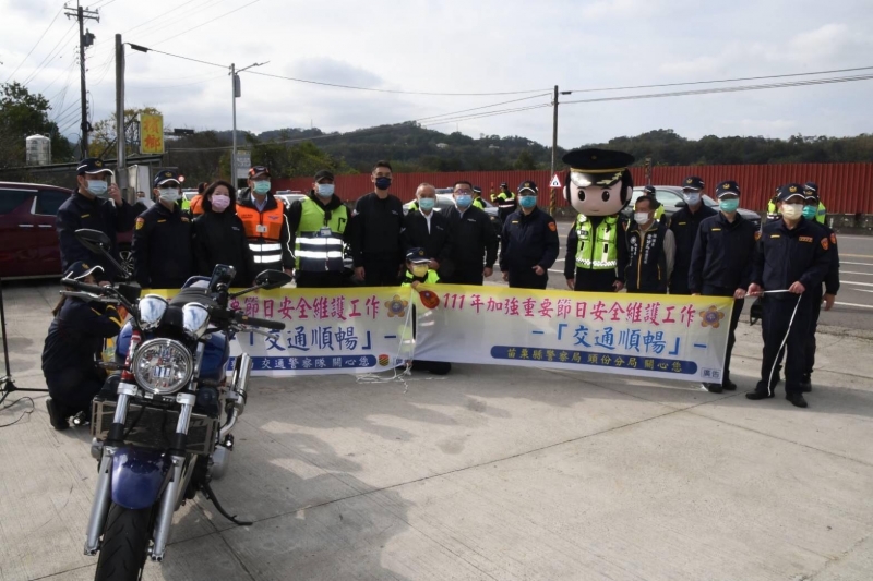 台三線警環監聯合稽查 徐耀昌化身交通宣導大使