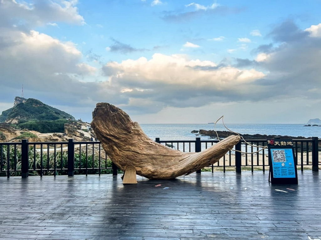 北海岸新打卡地標-漂流木巨鯨即日登場,盼民眾共同關注環境生態議題