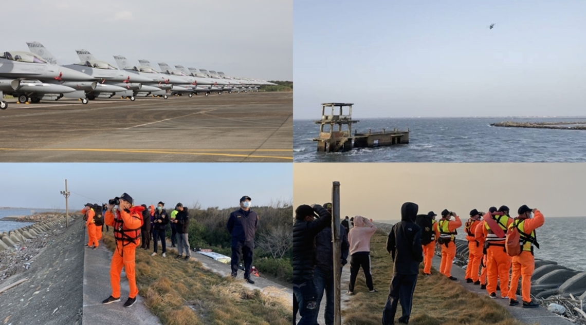 剛成軍不久F16V 嘉義東石外海失聯搜救中