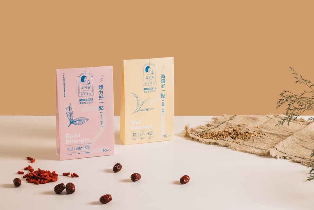 療癒身心的必可蜜PiQiMi秘方茶包。(照片提供:必可蜜)