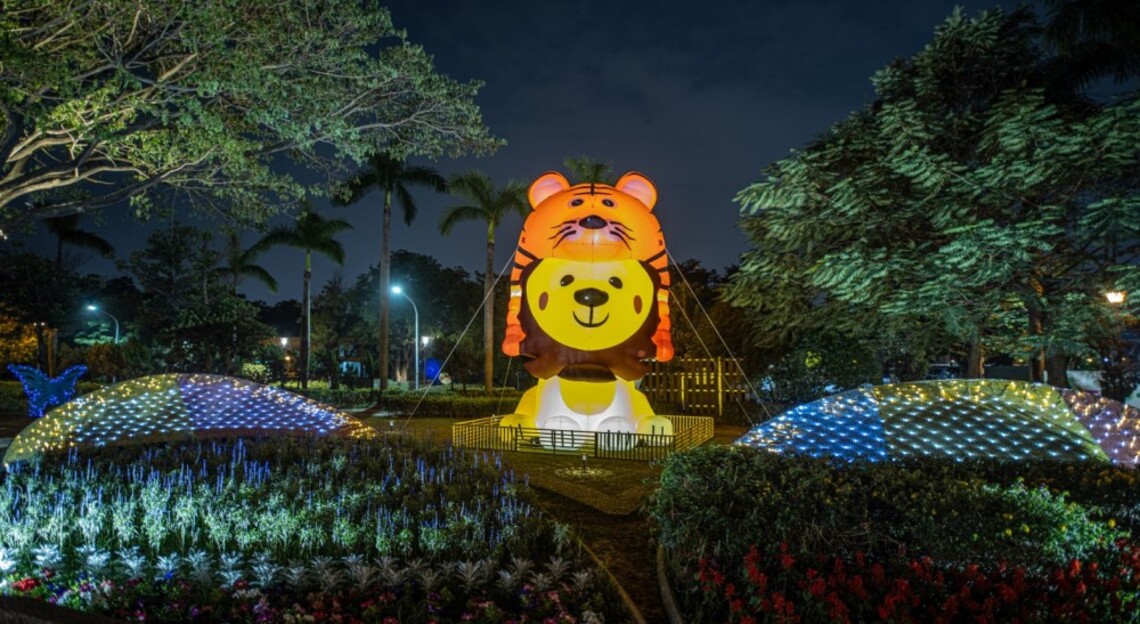 金獅寶寶來拜年 燈節造景和十大景點日夜都好逛