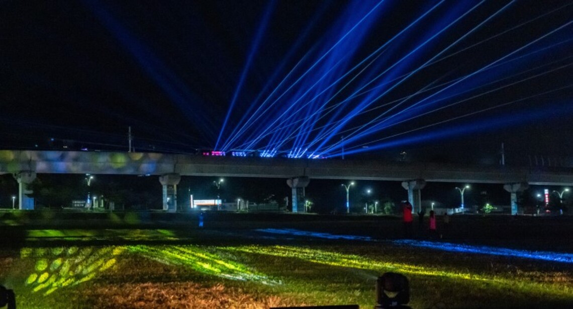 慶祝淡海輕軌三周年   台日合作打造全台唯一光影列車秀