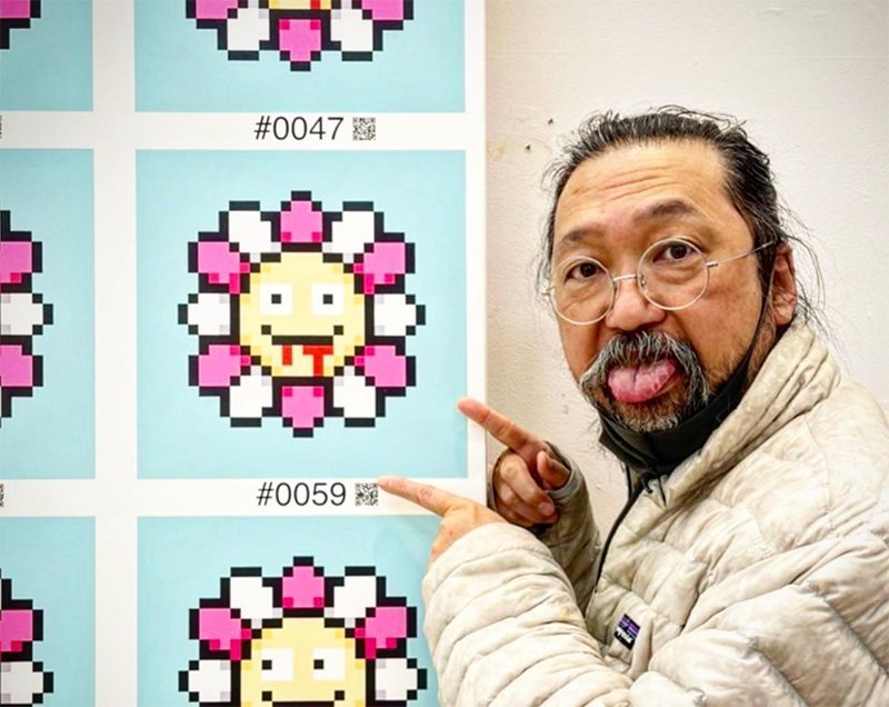 村上隆小花NFT計畫重啟?Instagram線索預告、RTFKT留言