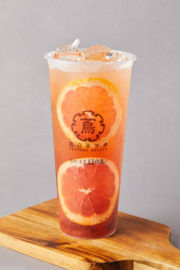 圖說 遠東百貨竹北店開幕蔦日子0123指定飲品 菓語日爆系列 西柚梅朋友 85元1杯