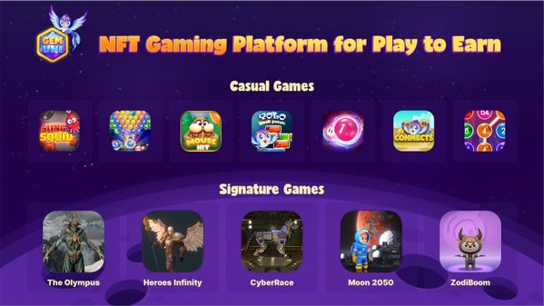 GemUni透過去中心化NFT玩賺遊戲平臺顛覆加密遊戲行業