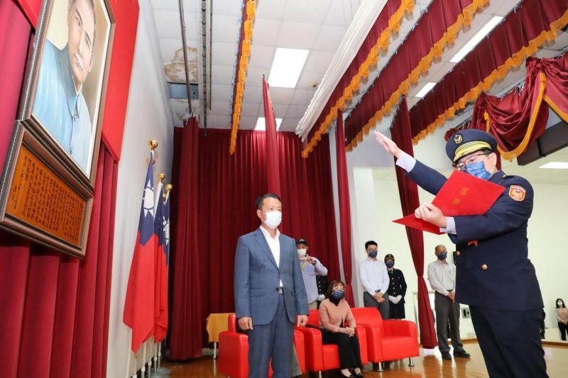 嘉義縣警察局新卸任局長交接典禮