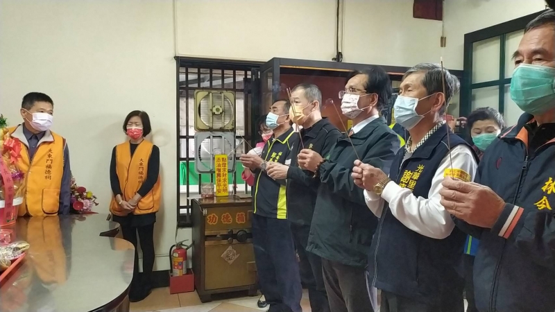 為土地公做尾牙 大東門福德祠舉行祝壽祭典