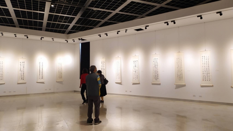 窗外也有藍天 彰化美術館展出收容人書法比賽優選作品展
