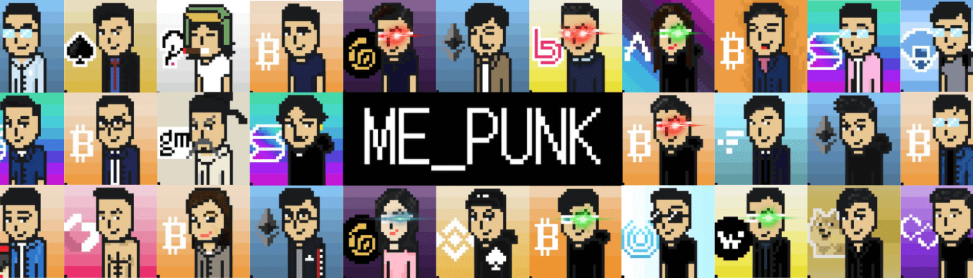 「MePunk」NFT新手入門款!個人化頭像+最愛的幣種=幣圈通行證。(圖/ABM亞鏈行銷提供)