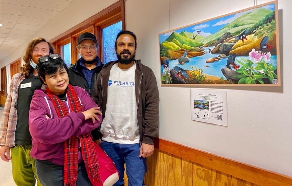 台、美蝴蝶聯合展覽 共同守護地球