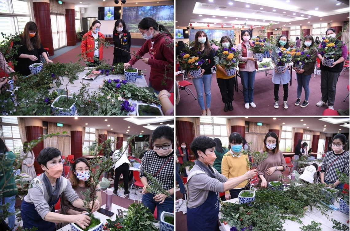 紓解員工爆表的壓力!花蓮縣府舉辦「藝起來.好卉觀心」壓力調適藝療團體工作坊