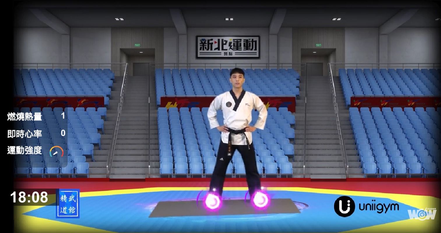 《體壇》新北首推智慧虛擬健身房 金牌選手陪你線上運動