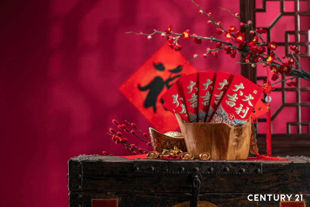 既然是過年,就少不了紅色做裝飾。(圖片來源_21世紀不動產)