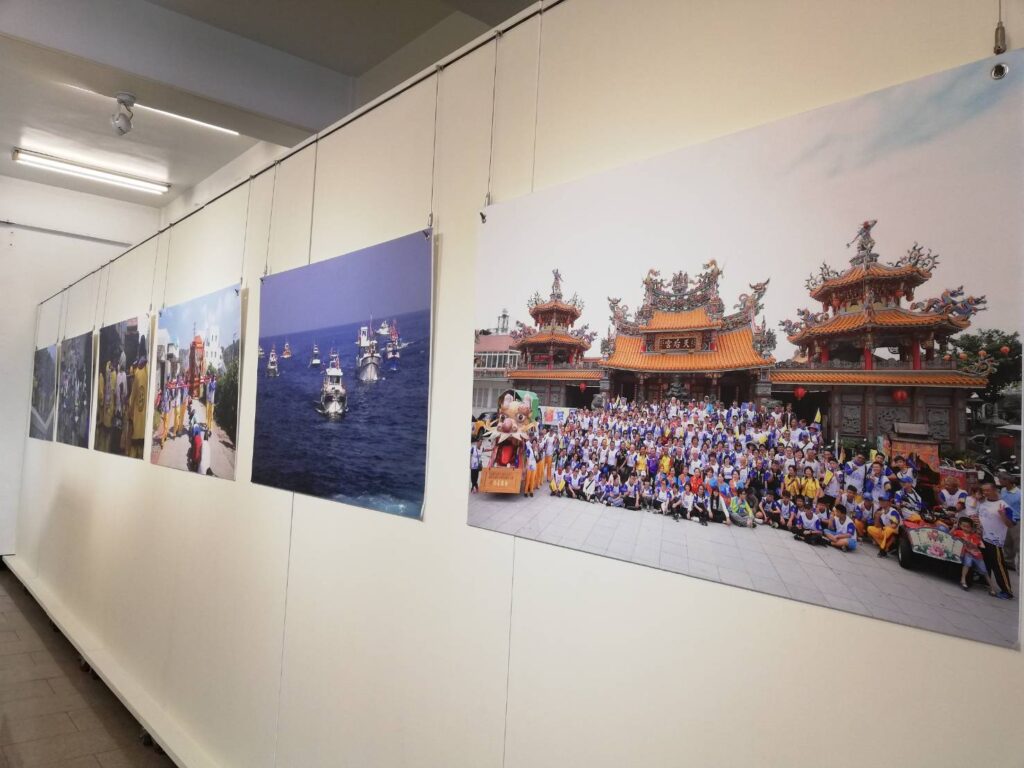 ▲「馨護台灣．騎回奉天」媽祖環台影像回顧展。（圖/記者邱嘉琪攝）