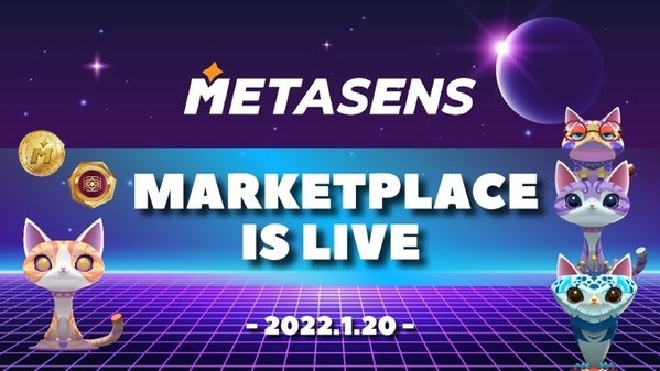 Metasens元宇宙遊樂場:NFT市場正式上線