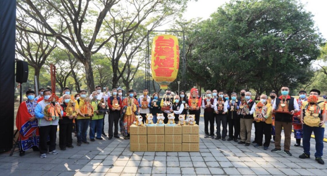 高雄宮廟相挺 祈求疫情消弭 台灣燈會圓滿順利