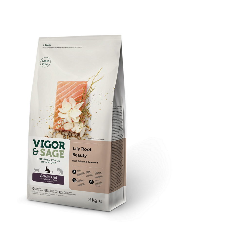 成貓飼料-百合低敏無穀美毛配方貓飼料 2kg