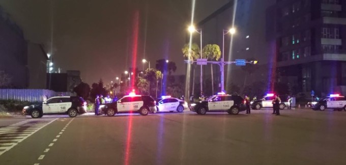 170811 桃園市政府警察局實施防制危駕演練,全力防制春節競速。圖:警方提供