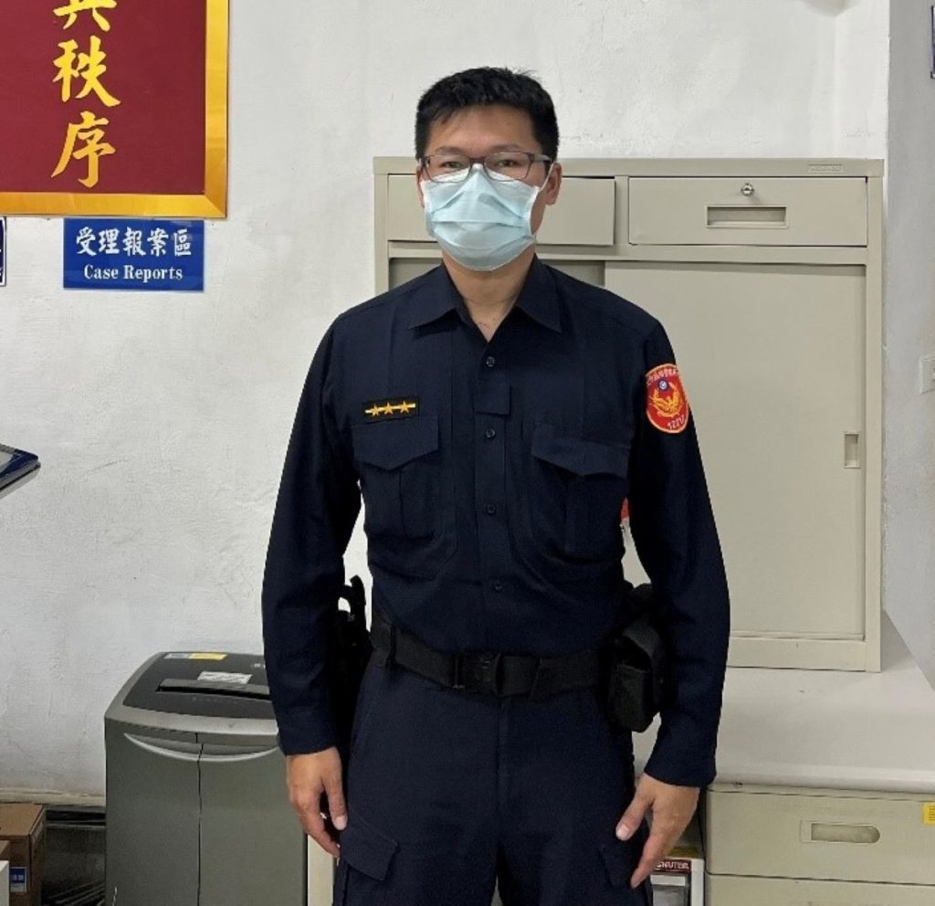 大湖派出所警員王勇智