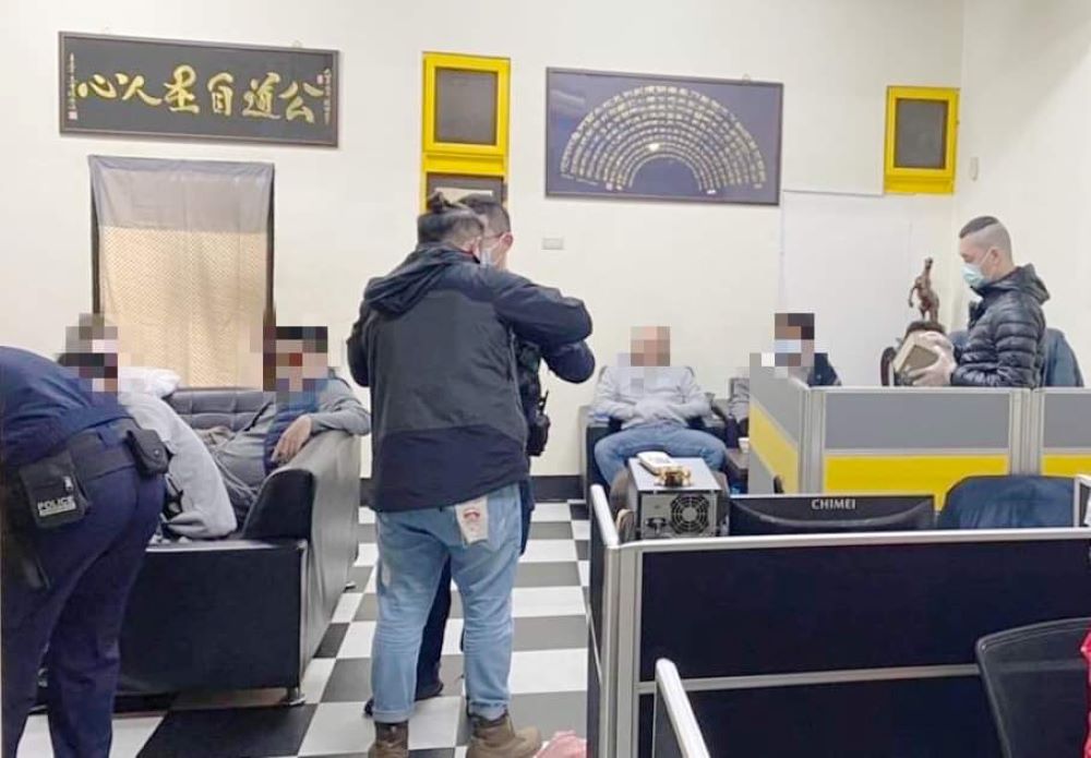 職業麻將賭場查緝現場