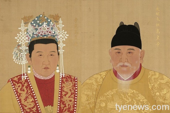 明太祖與孝慈高皇后畫像 明太祖與孝慈高皇后畫像
