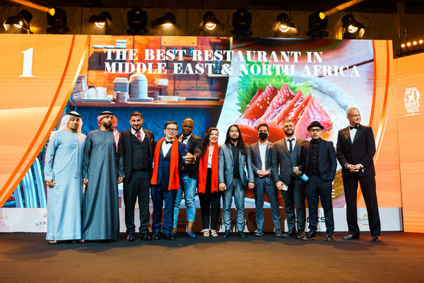 3 FILS 位列首屆「MIDDLE EAST & NORTH AFRICA'S 50 BEST RESTAURANTS」榜單第一