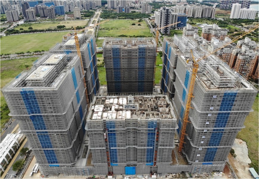 麗寶集團名軒開發_新北淡水「名軒海樂地」工地現況