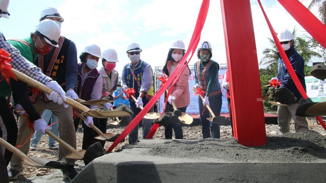 長濱鄉最南端 堺橋部落聚會所興建工程今動土