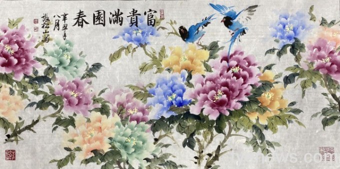 松山書畫班師生聯展 2/12~3/1平鎮圖書館展出百餘件作品 18 松山書畫班師生聯展01