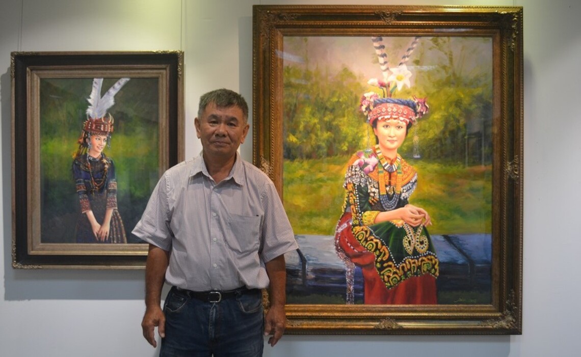 記者成功轉業成畫家 江文兟印象畫展2/23岡山文化中心展出