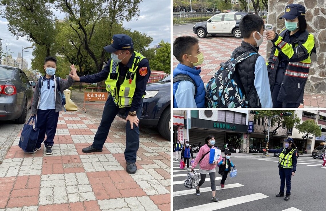 開學了!新興警啟動「護童專案勤務」兼顧防疫與校園安全維護