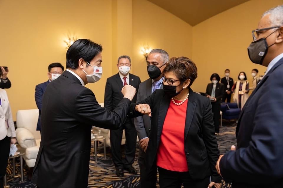 副總統賴清德2022年1月底前往宏都拉斯,出席總統卡蕬楚 Xiomara Castro 的就職典禮