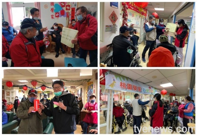 桃園榮家元宵猜燈謎活動 爺奶絞盡腦汁全力搶答 14 安養堂長輩答題中禮券