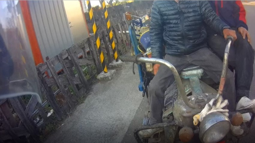 ▲拼裝三輪車陳姓駕駛散發出酒氣,經酒測後其數值超標 (圖/台中市警察局 提供)