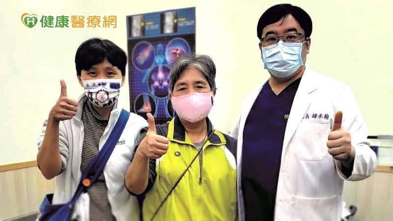 七旬婦藉關節微創手術 自體軟骨修復免人工關節免拐杖