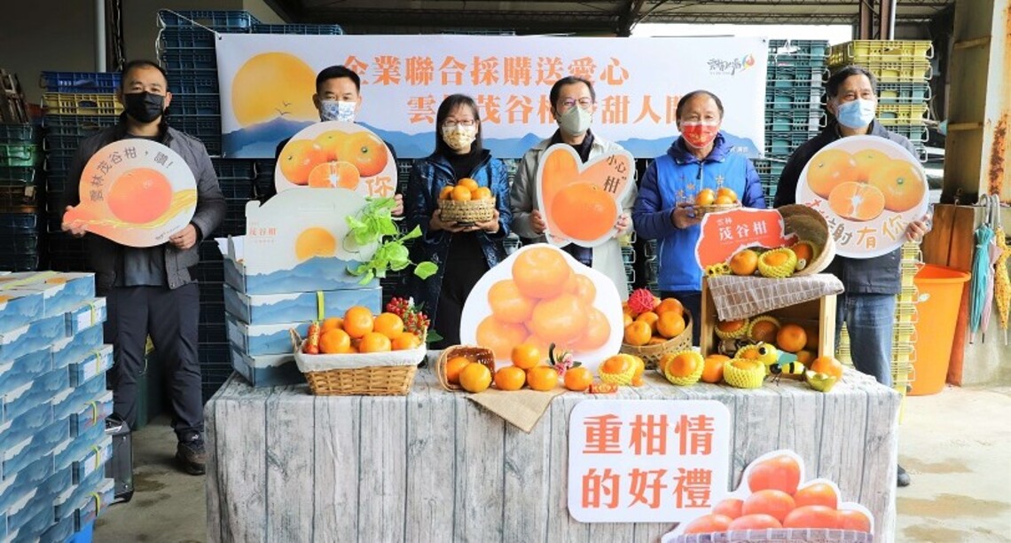 企業聯合採購雲林茂谷柑　支持農民兼做公益