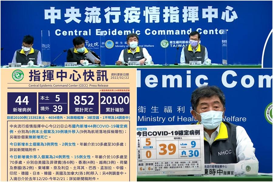 中央流行疫情指揮中心說明最新疫況。(圖∕中央流行疫情指揮中心)