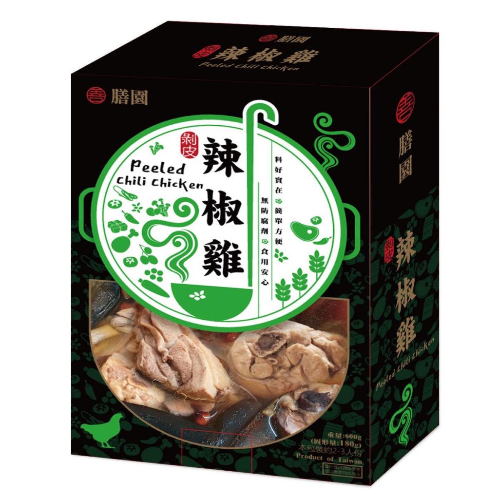 萊爾富販售善膳園剝皮辣椒雞,NT 179元