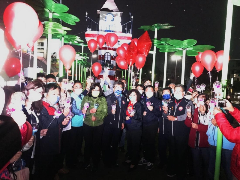 超療癒「善行芳草森林」裝置藝術市長黃敏惠歡迎來嘉打卡拍照