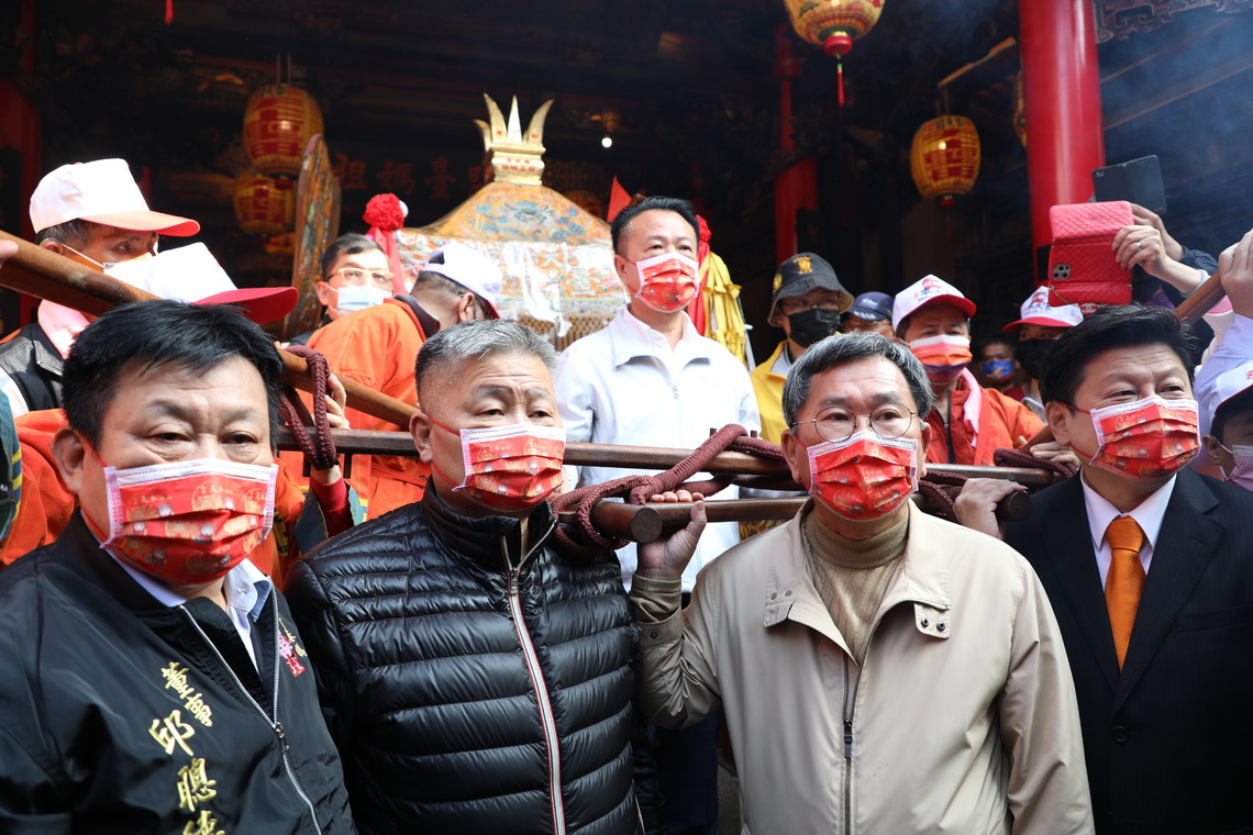 嘉義縣新港奉天宮媽祖起駕遶境祈福