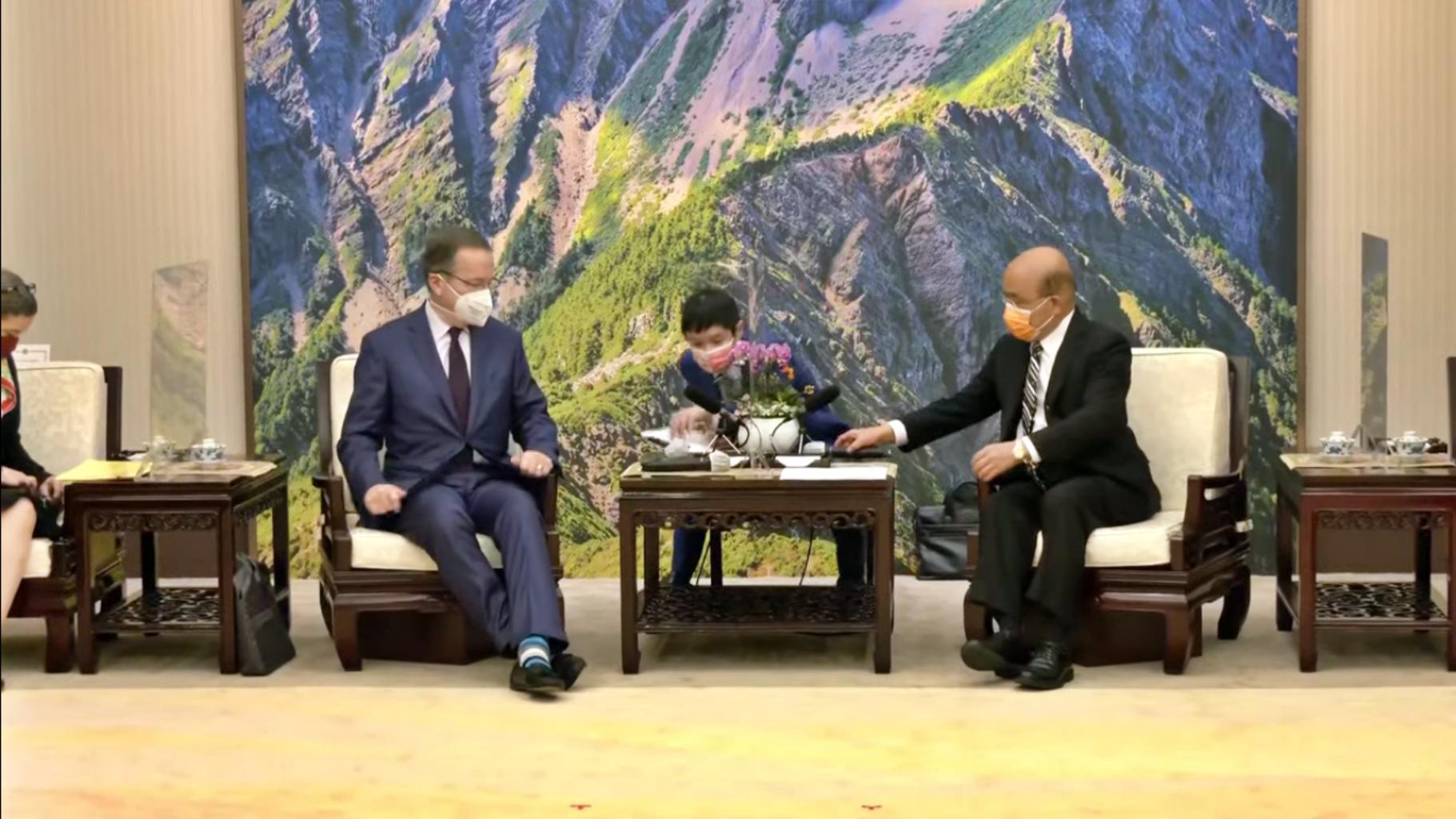 蘇貞昌見拜登特使團 提國民黨認為「美不會出兵」 35 蘇貞昌見拜登特使團 提國民黨認為「美不會出兵」