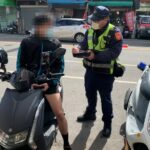 ▲中市警局於寒假農曆新年期間加強稽查無照駕駛,青少年事故發生率減少34.52% (圖/台中市警察局 提供)