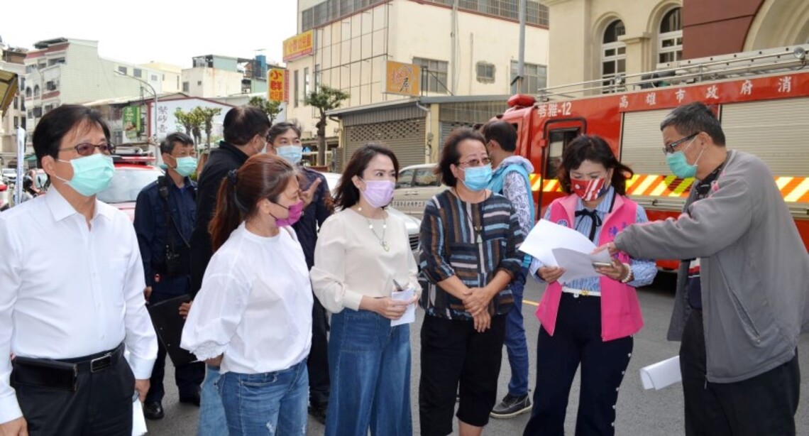陳若翠議員接獲大樓管委會陳情    現場會勘擬申請劃設紅線