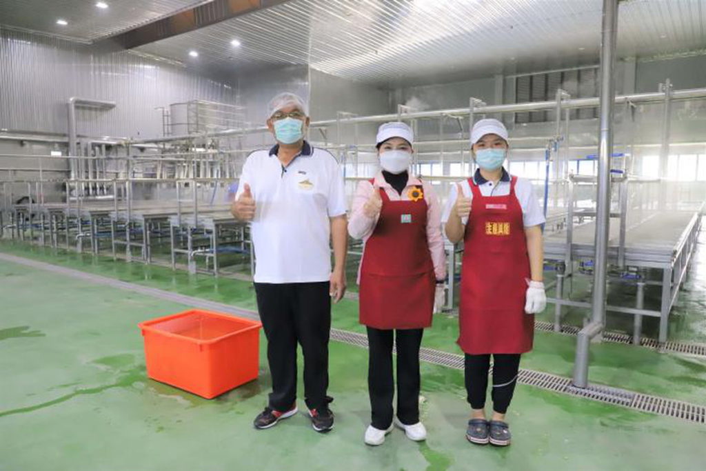 石廟雜糧生產合作社設置的加工廠，環境潔淨、寬敞明亮，安全衛生看得見。