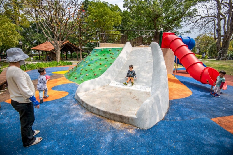 南投市七座公園全數通過兒童遊戲場設施安全檢驗